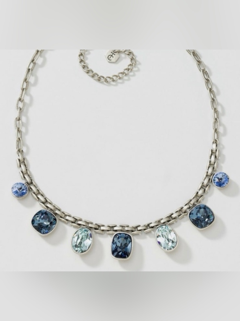 Touchstone Crystal by Swarovski - Basketweave necklace.